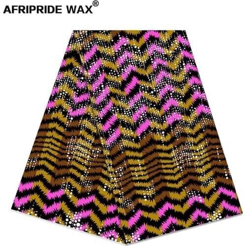 African ankara fabric high quality wholesale african flower 100% cotton real wax brocade fabric for clothing A18F0674