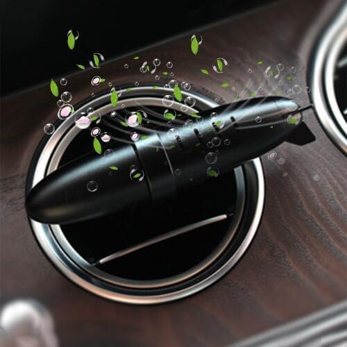Car Air Freshener Car Solid Perfume Vehicle Air Purifier Car deodorant Aroma Diffuser with 3 Aroma Sticks for Car, Home,Bathroom