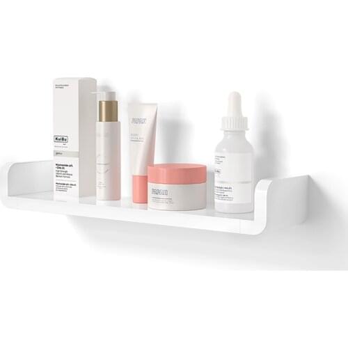 Large Self Adhesive Wall Storage Shelf Bottles Cups Jewerly Spice Jars Holder Rack Kitchen Bathroom Organizer Shelf