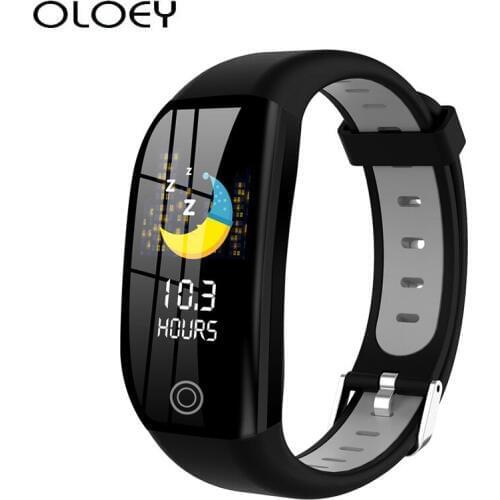 New F21 1.14 Inch HD Sports Fitness Waterproof Blood Pressure Smart Bracelet GPS Tracker Heart Rate Pedometer Sleep Monitoring