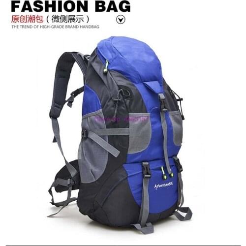 By dhl 20pcs new 50L Outdoor Backpack Camping Bag Waterproof Mountaineering Hiking Backpacks Molle Sport Bag Climbing Rucksack