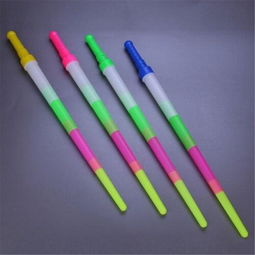 Scalable Rainbow Lightsaber Toys for Children Saber Luminous LaserSword Light-up Led Flashing Lightstick