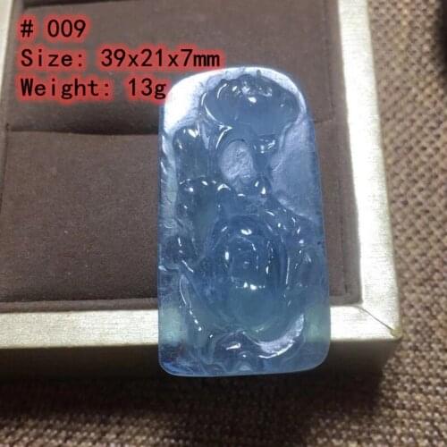 1PC Fashion blue aquamarine stone Pendant Natural Quartz Stone drop CrystalsLove gift stone pendant AAAA Crystal healing stone