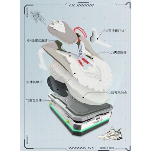 361 Degree sneakers men running shoes walking sneaker Shoe cushion elasticity mens sports shoe 2021 Dynames Gundam