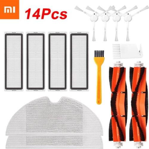 Hepa Filter Replacement Kits for Xiaomi Mijia 1C / STYTJ01ZHM Robot Vacuum Cleaner Parts Accessories Main Brush Mop Cloth