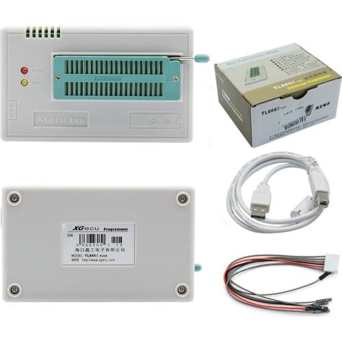 Programmer V10.41 Upmely TL866II Plus USB Universal Minipro Programmer Bios Nand Flash 24 93 25 Mcu 2021 New Version