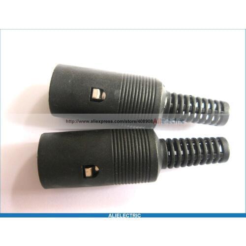 20 Pcs DIN Jack Connector 3 Pin with Plastic Handle