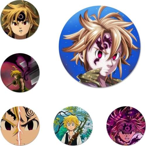 The Seven Deadly Sins Icons Pins Badge Decoration Brooches Metal Badges For Backpack Decoration