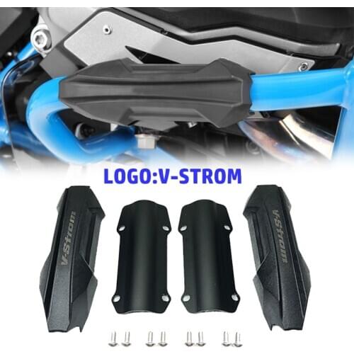 For Suzuki V-Storm V Storm DL250 DL650 DL1000 VSTROM Motorcycle Crash Bar Bumper Engine Guard Protector Decorative Block 25mm