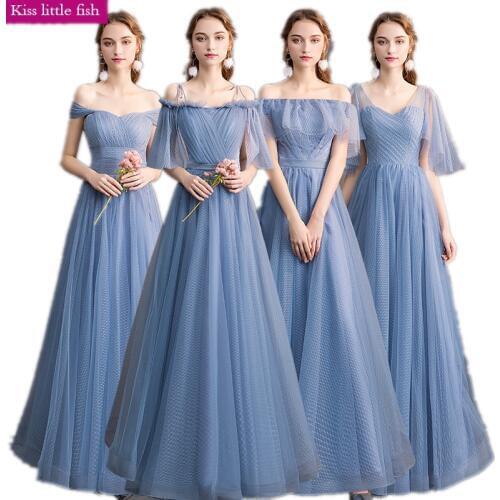 Free Shipping Long Bridesmaids Dresses Elegant Brides Maid Dresses Junior Bridesmaid Dresses