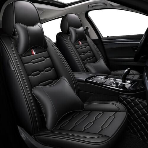 ZHOUSHENGLEE Car seat covers for Tesla Model S model X Dodge charger Caravan Caliber Avenger Journey car accessories car styling