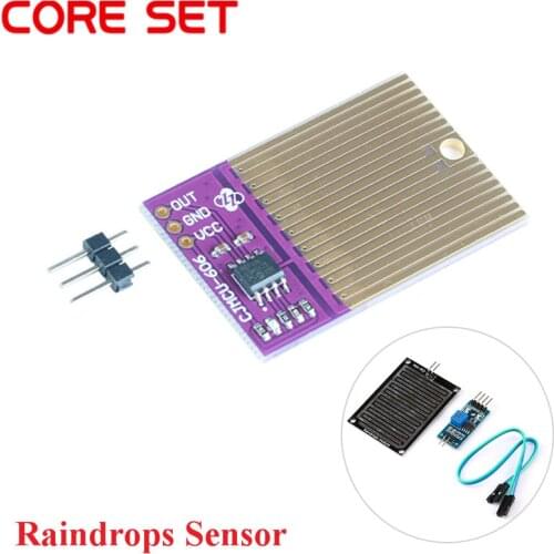 Raindrops Sensor Raindrops Detection Rain Weather Humidity Module Humidity Sensor Module 3.3-5V CJMCU-606 For Arduino