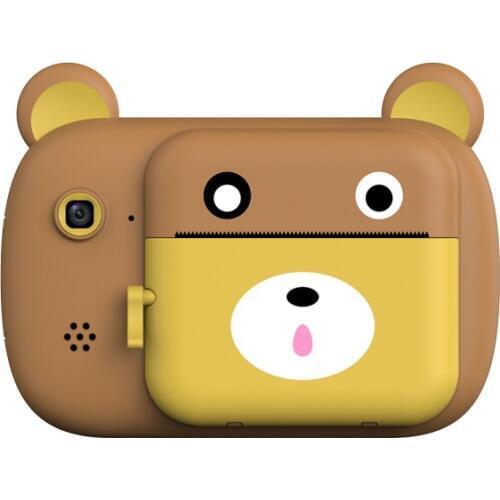 Childrens Mini Printable Polaroid Camera Thermal Digital Camera Cartoon Toy Polaroid Camera Printer Holiday Gift