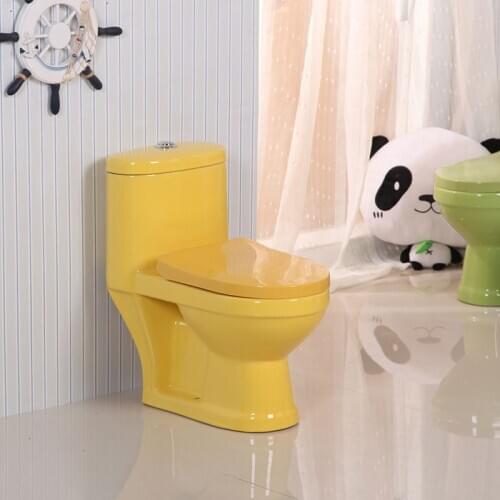 Childrens ceramic color toilet toilet for children in kindergarten