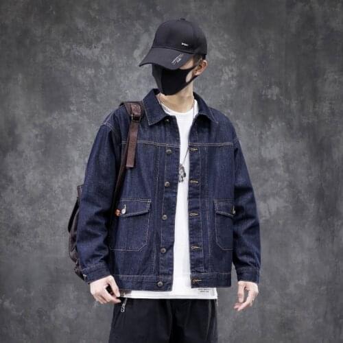 Verocino Large size 5XL 6XL 7XL Mens denim jacket New products in 2021 Fall classic casual mens denim jacket