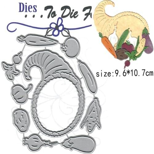 Bread and vegetables Metal lunch Cutting Dies for DIY Scrapbooking Photo Album Decorative Embossing DIY Paper Cards Cutting Mold