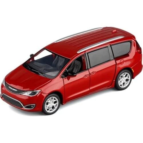 1 :32 Chrysler Grand Dragon Alloy Car Model Side Door Business Car Minivan Children Boy Birthday Gift