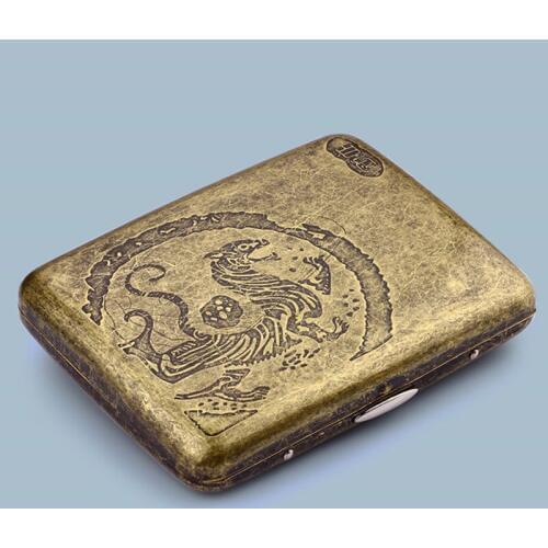 New Metal Alloy Cigarette Case Can Put 20 Cigarettes Aluminium Alloy Cigarette Box