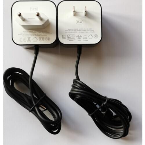 Used AC Adapter Power Supply Charger Cord 15W For Echo Spot Amazon-Show 5 Dot (3rd Gen) Fire TV Cube