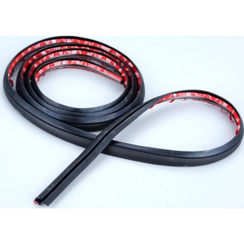 2M B C Pillar Car Rubber Seal Strip Anti-Noise Dustproof Dual Side Self Adhesive Sound Insulation Trim