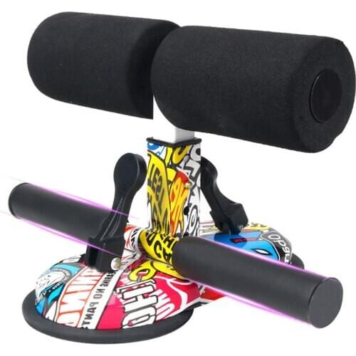 Sit Up Bar Portable Adjustable Self-suction Sit-ups Assistant Device for Men and Women Exercise Equipment