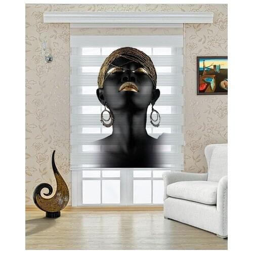 SIRMAK digital printed organic dye roller blinds