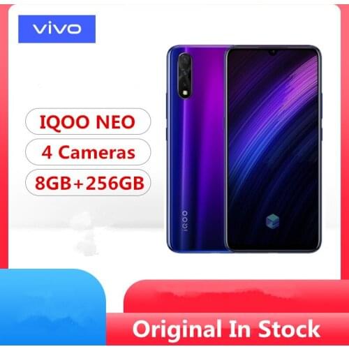 DHL Fast Delivery Vivo IQOO NEO 855 Cell Phone Snapdragon 855 Android 9.0 6.38" 2340X1080 8GB RAM 256GB ROM Face ID Fingerprint
