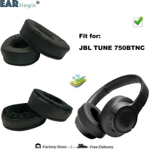 Replacement Ear Pads for JBL TUNE 750BT Headset Parts Leather Cushion Velvet Earmuff Earphone Sleeve Cover