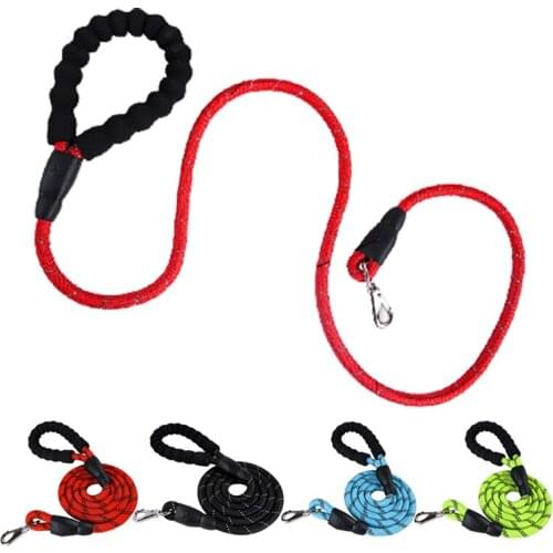 Reflective Dog Leash for Small Large Dogs Nylon Durable Training Leash for French Bulldog Labrador Durable Dog Leash Accessories