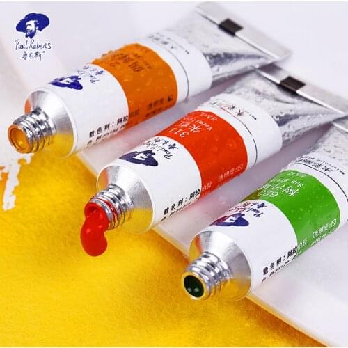 Paul Rubens 5ml Watercolor Paint Tubes Vibrant Colors Rich Pigments Ideal for Many Watercolor Applications for Students Hobbyist