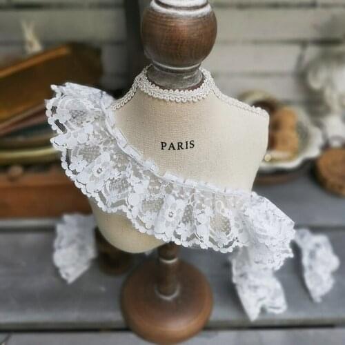 10Meters 3-5cm Mesh Fold Lace Frim Handmade DIY Bubble Skirt Ruffle Garment Needlework Sewing Clothing Decoration 257