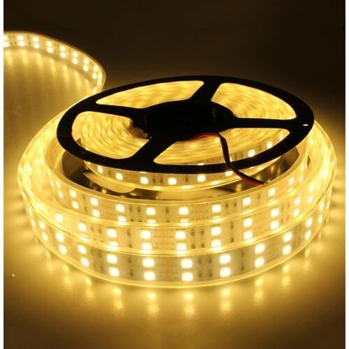 DC12V 5M SMD 5050 5M 600 leds LED Strip Light With Silicon Tube IP 67 Waterproof Flexible Led Tape RGB White Warm White Color
