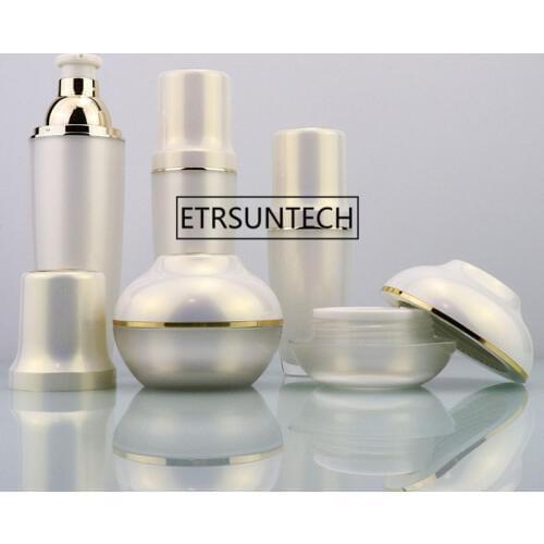 30g 50g Acrylic Cream Jar Empty Cosmetic Container Jar 30ml 60ml 100ml Lotion Pump Bottle F1593