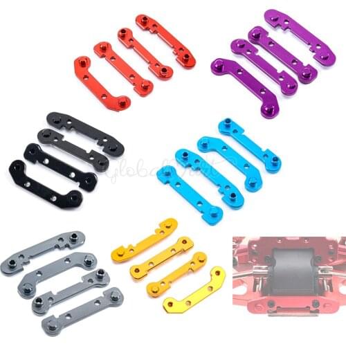 4PCS Upgrade Metal Reinforced Swing Arm RC Car Model Replace Set for 1:14 1/14 Wltoys 144001 1/12 124018 124019 Accessories Part