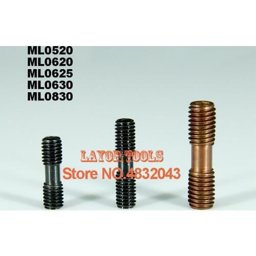 Free shipping 10pcs Clamp Screw ML0520/ML0620/ML0625/ML0630/ML0830/ML0835/ML1030 CNC lathe Turning Tool Spare Screw Double screw