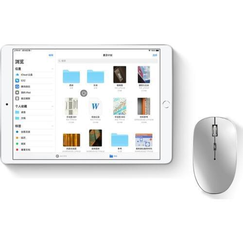 Bluetooth Mouse For iPad Air 10.5 2019 Air 3 iPad Pro 10.5 9.7 inch Tablets Wireless Mouse Rechargeable Mute Silent Gaming Mouse