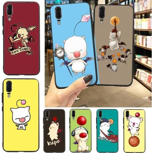 Final Fantasy Moogle Phone Case For Huawei P20 P30 P40 lite Pro P Smart 2019 Mate 10 20 Lite Pro Nova 5t