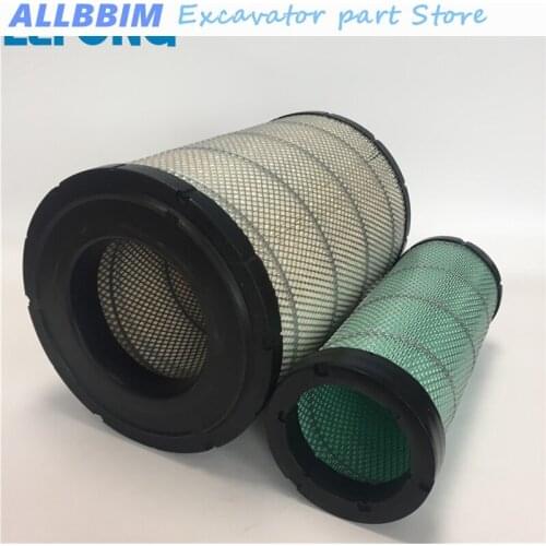 For Kobelco SK350LC-8 350-8 330-8 Excavator accessories Air Filter Air Filter Element 600-185-5110 high quality accessories