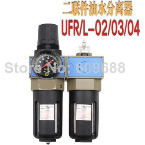 UFR-04 UFL-041/2" Filter regulator and lubricator Pneumatic Filter Regulator Lubricator/Air source treatment