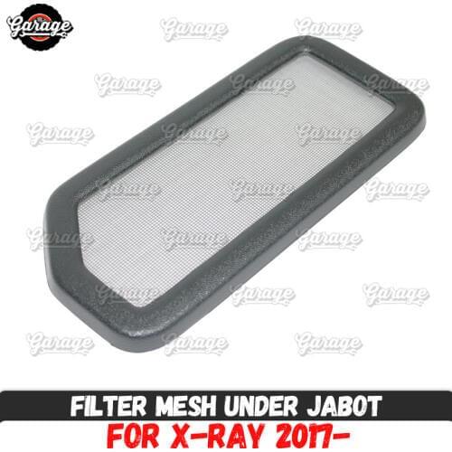 Filter mesh for Lada X-Ray 2017- under jabot ABS plastic accessories guard function cover protective pad car styling tuning