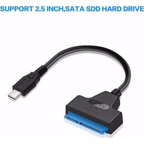 USB SATA 3 Cable Sata To USB 3.0 Adapter UP To 6 Gbps Support 2.5Inch External SSD HDD Hard Drive 22 Pin Sata III A25 Dropship