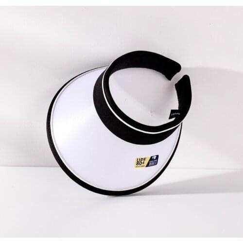 Summer Visor Empty Cap Visor Outdoor Big Edge Hood For Ventilation Fitness Sunscreen Cap Without Top Sweat Absorption Sun Hat