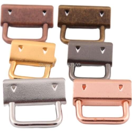 10pcs /lot 25/30/32mm metal Key Fob Hardware silver black gold rose gold copper bronze color buckle For larnyard webbing