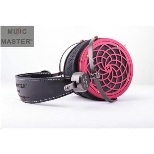 MUSIC MASTER T1000 Red Dragon Planar 108mm Magnetic Closed Diaphragm Hifi Audiophile Wooden Headset Headphone Susvara LCD3 HD820