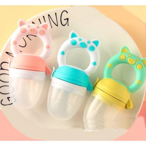 Nibbler Baby Feeder Silicone Fresh Food Kids boy girl Fruit Nipples Feeding Safe Infant Baby Supplies Nipple soother Bottles