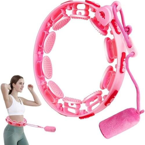 Fitness Smart Waist Sport Hoop Adjustable Size Waist Exercise Gym Circle Ring Fitness Hoops Equipment Home Training