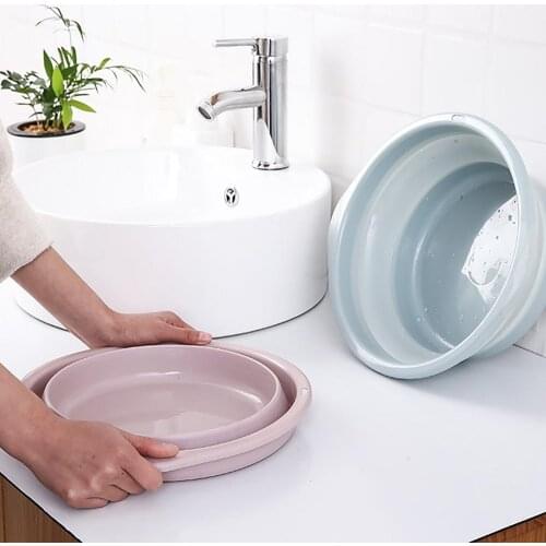 Portable Foldable Washbasin Baby Bath Sash Collapsible Wash Basin Camping Travel Washbasin