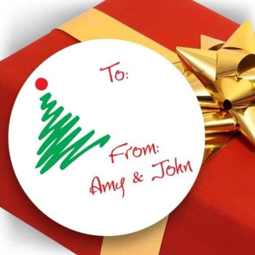 PVC/paper customized label sticker logo printing/self adhesive shipping labels/custom sticker label/stickers 200pcs/lot 3cm