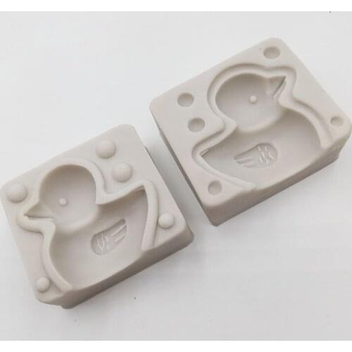 Minsunbak 3D Duckling Shape Handmade Soap Silicone Mold DIY Cake Decoration Chocolate Baking Tool Gumpaest Mold