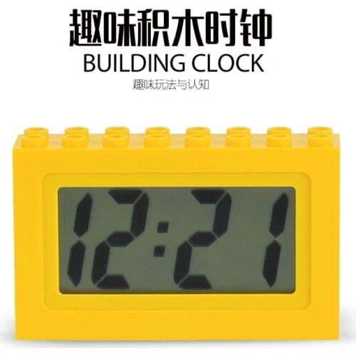 Building Blocks 1PCS DIY Bricks Construction Toys City Assembly Clock Compatible with classic Bricks Houses building Accessories